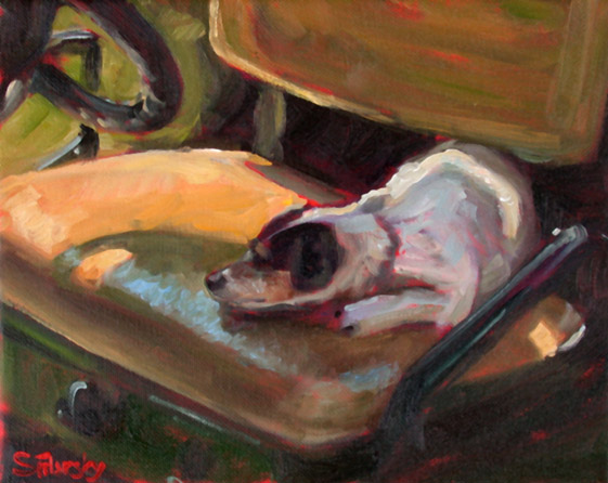 Jack Russell Terrier Oil Painting S Filarsky