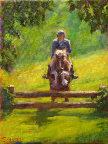 Summertime Warrentown Virginia Oil Painting Summertime Warrentown Virginia Oil Painting