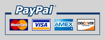 logo for paypal and visa master card american express and discover credit cards